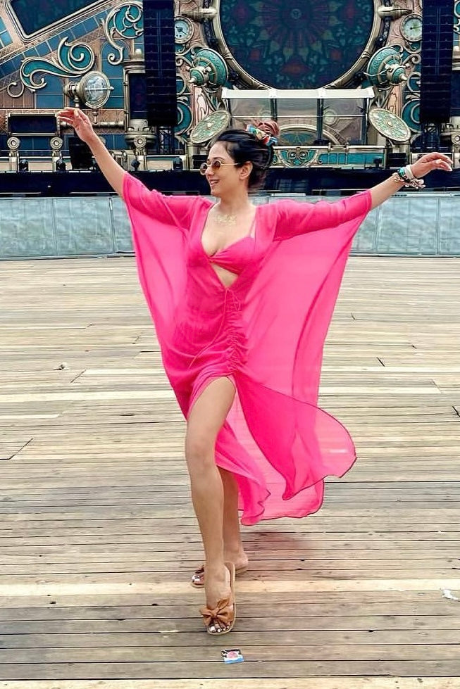 3-Piece Resort Wear Set- Hot Pink 3-Piece Resort Wear Set- Hot Pink