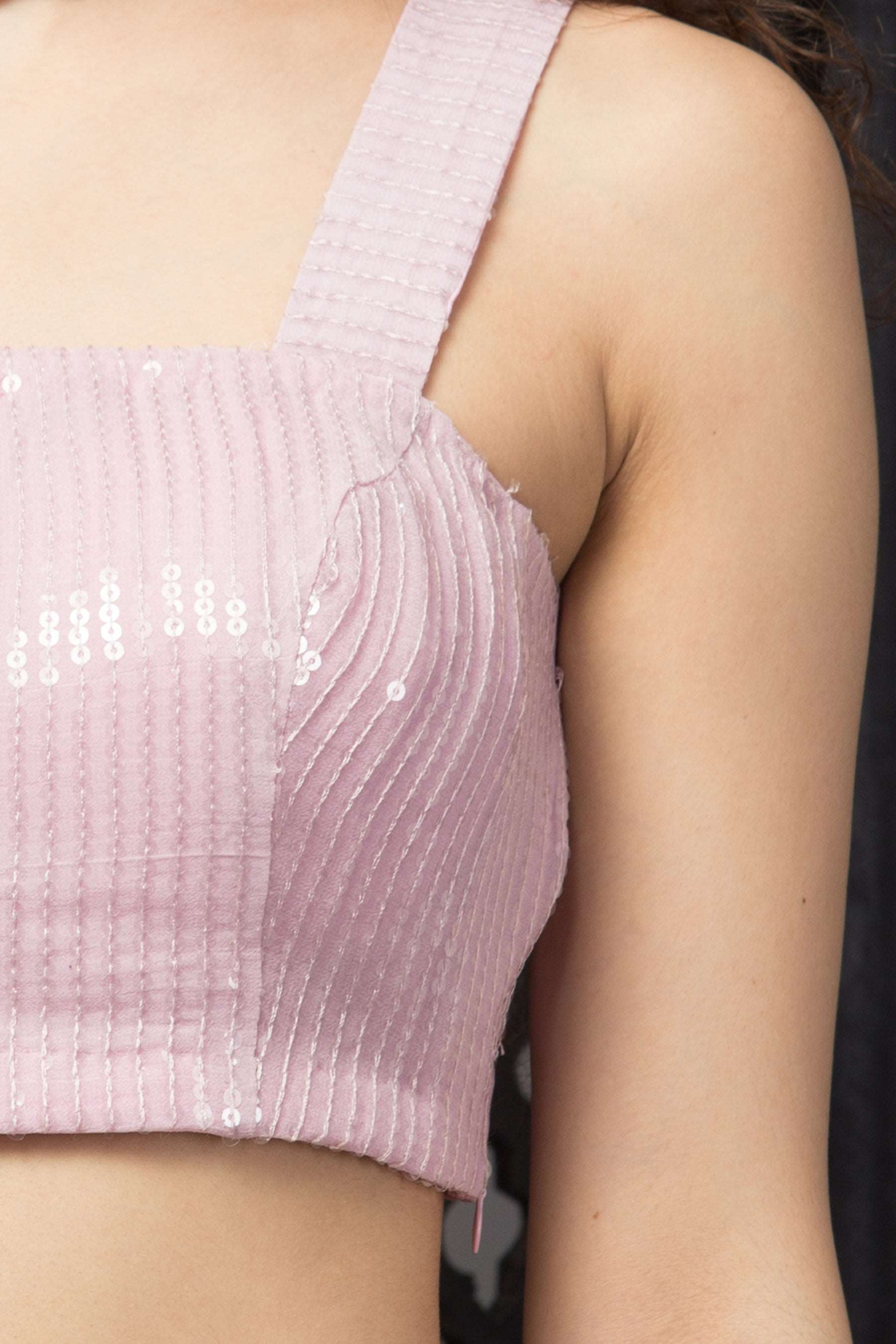 Lilac Pink Indo-Western Co-ord set - wishdrobe