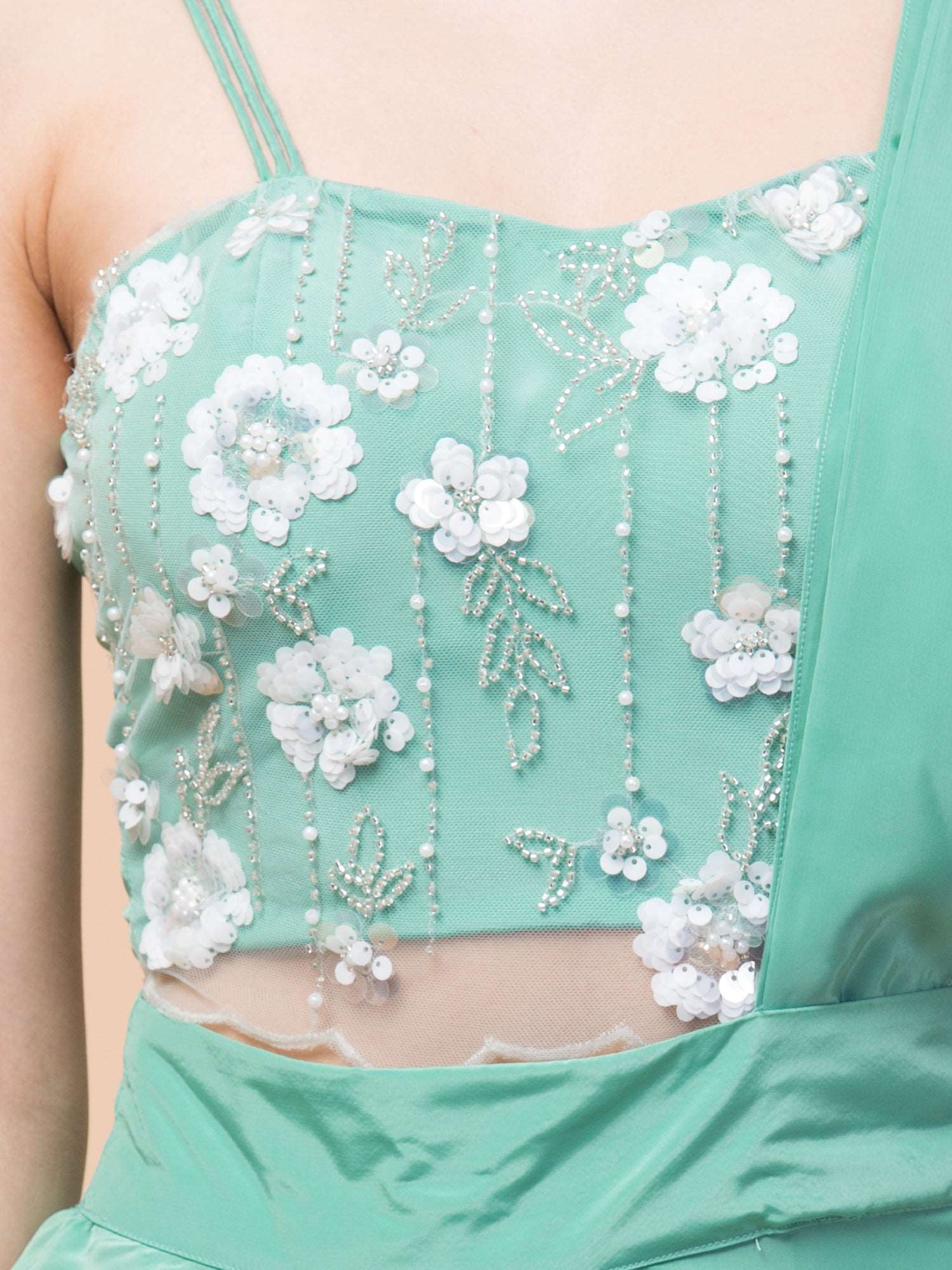 Misty Mint Drape 2-Piece Set - wishdrobe